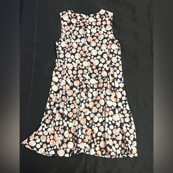 DKNY A Line Sleeveless Dress Pink Black White - Picture 2 of 4